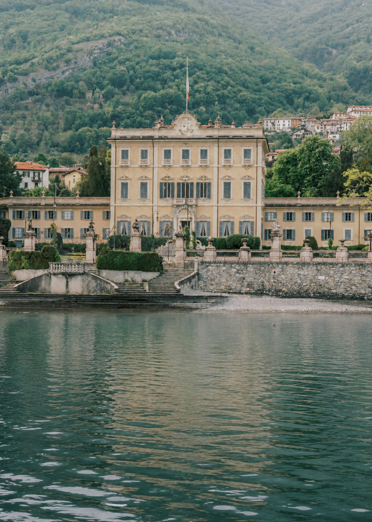 Luxury historic villa on Lake Como for an elegant destination wedding in Italy.